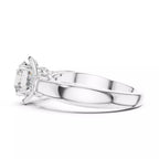 Twist Prong Solitaire Ring - Round
