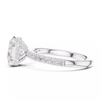 Pavé Solitaire Ring - Oval