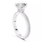 Pavé Solitaire Ring - Round