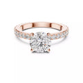 Pavé Solitaire Ring - Round
