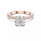 Pavé Solitaire Ring - Round