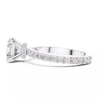 Pavé Solitaire Ring - Round