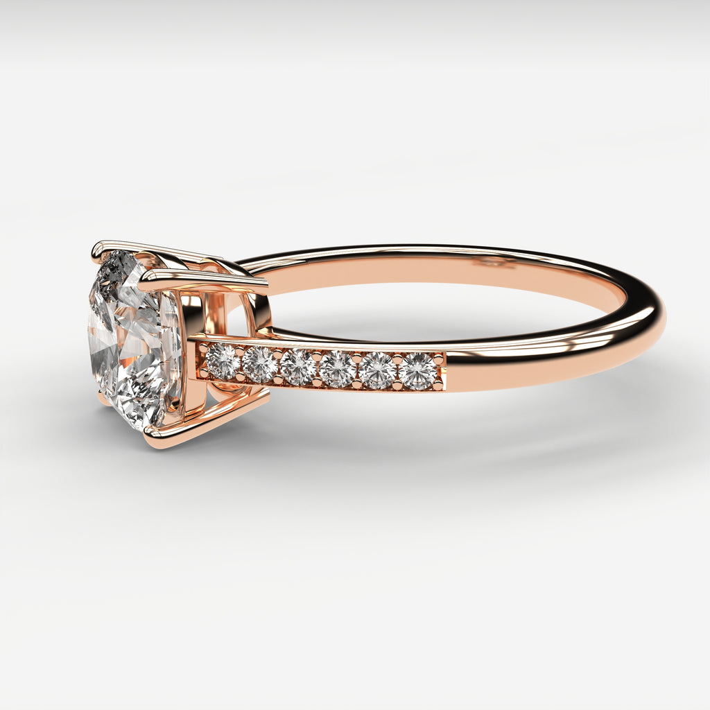 Classic Cathedral Ring - Cushion
