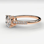 Classic Cathedral Ring - Cushion