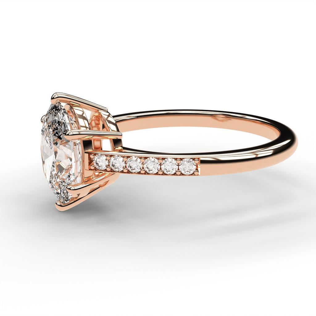 Classic Cathedral Ring - Oval