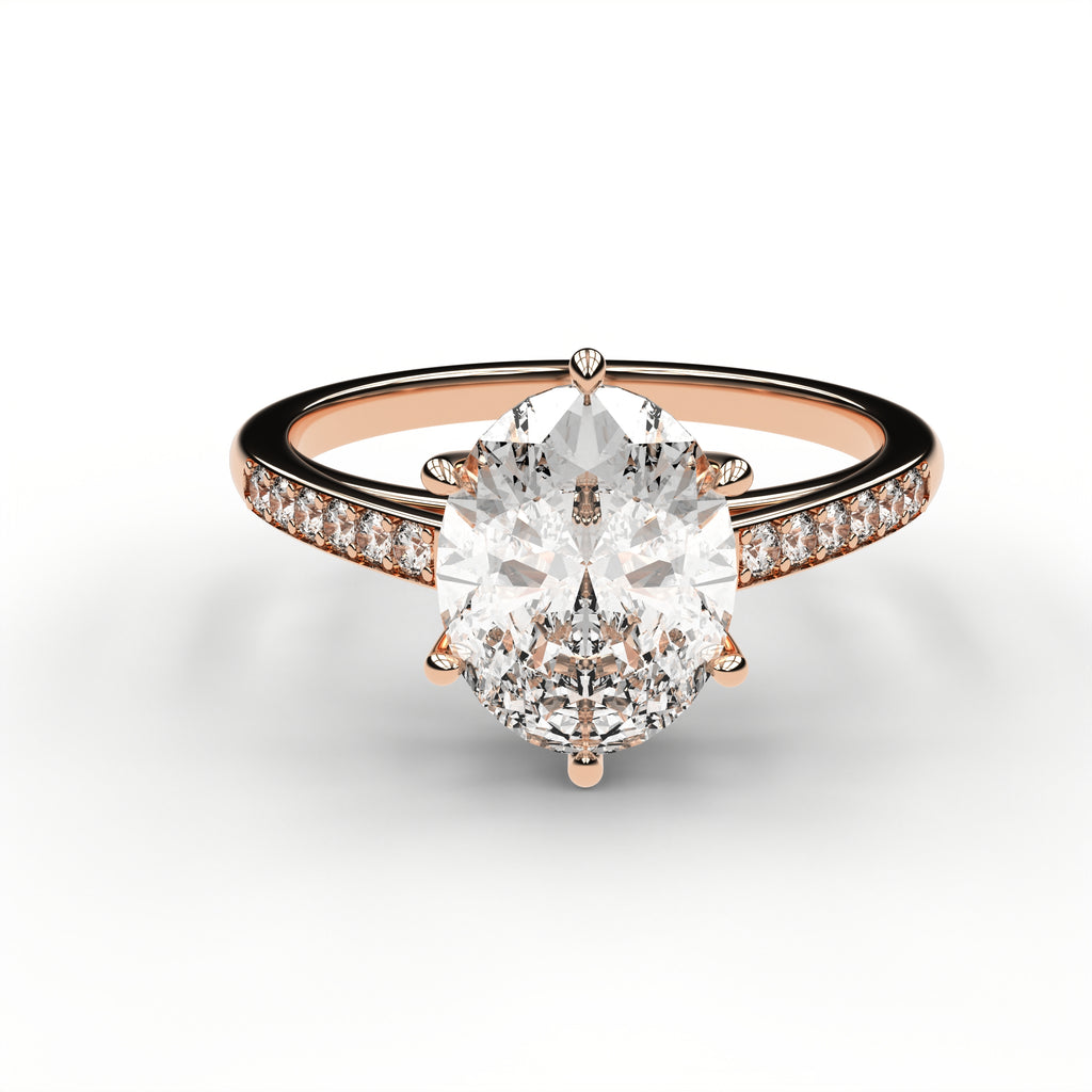 Classic Cathedral Ring - Oval