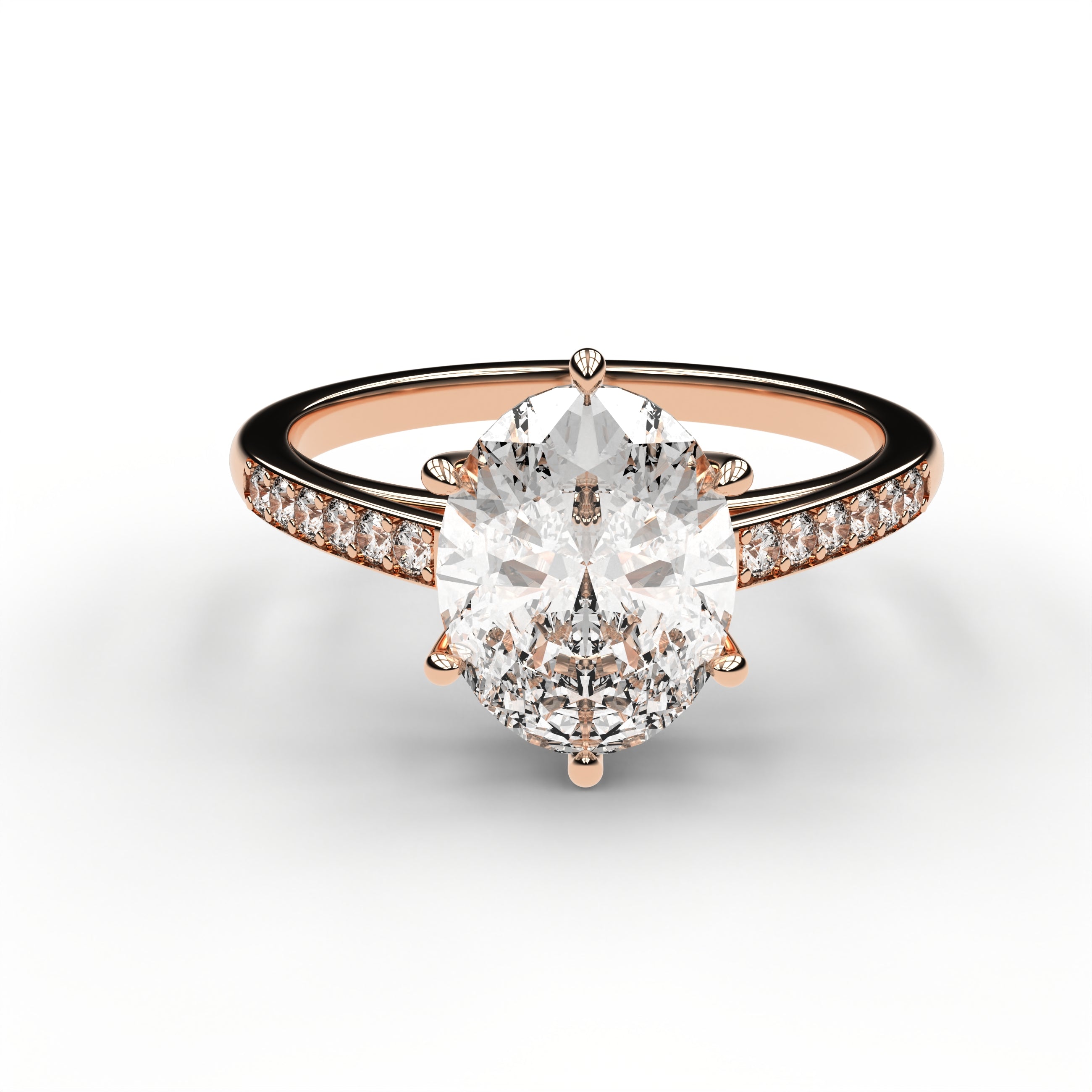 Classic Cathedral Ring - Oval