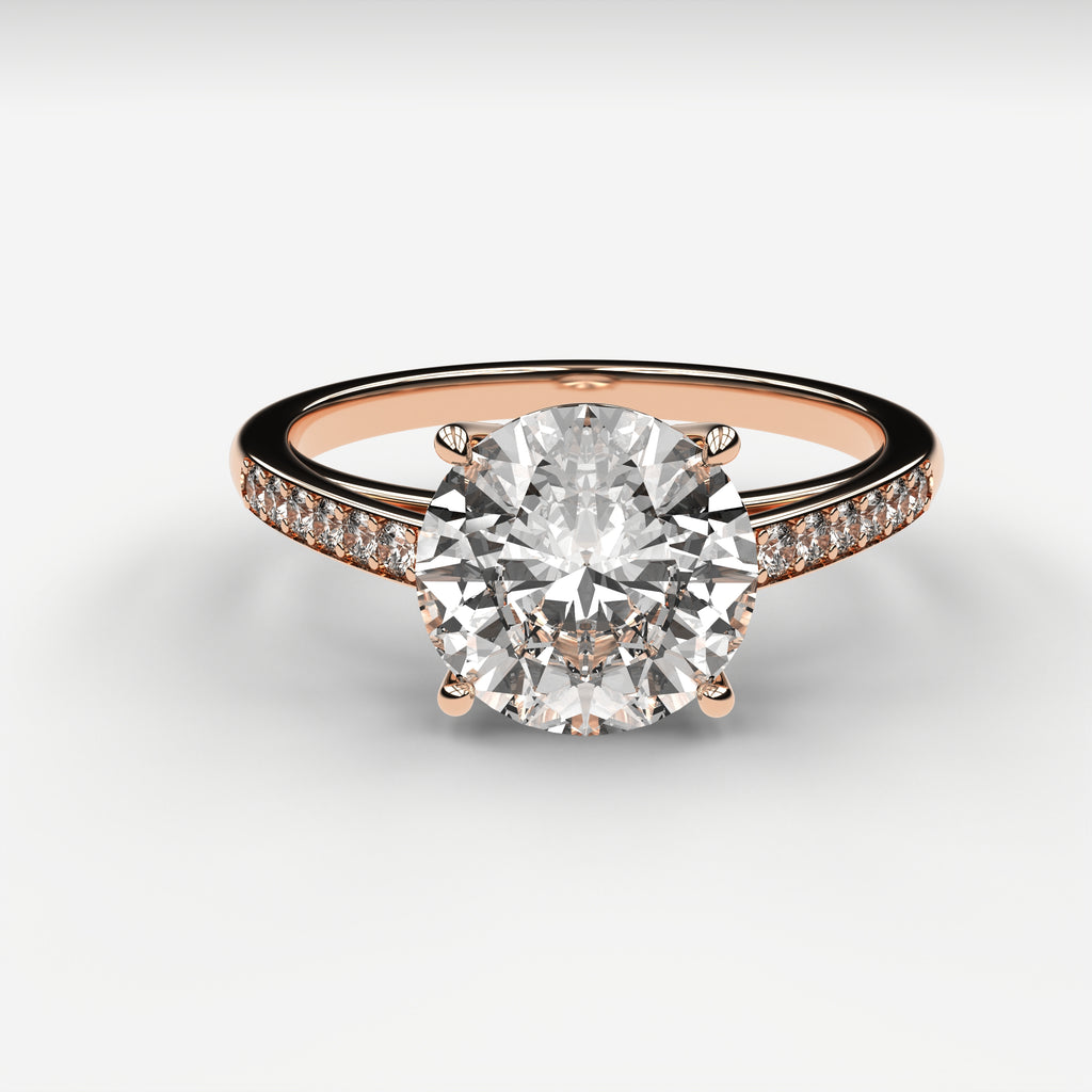 Classic Cathedral Ring - Round