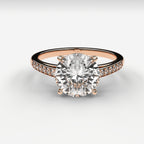 Classic Cathedral Ring - Round