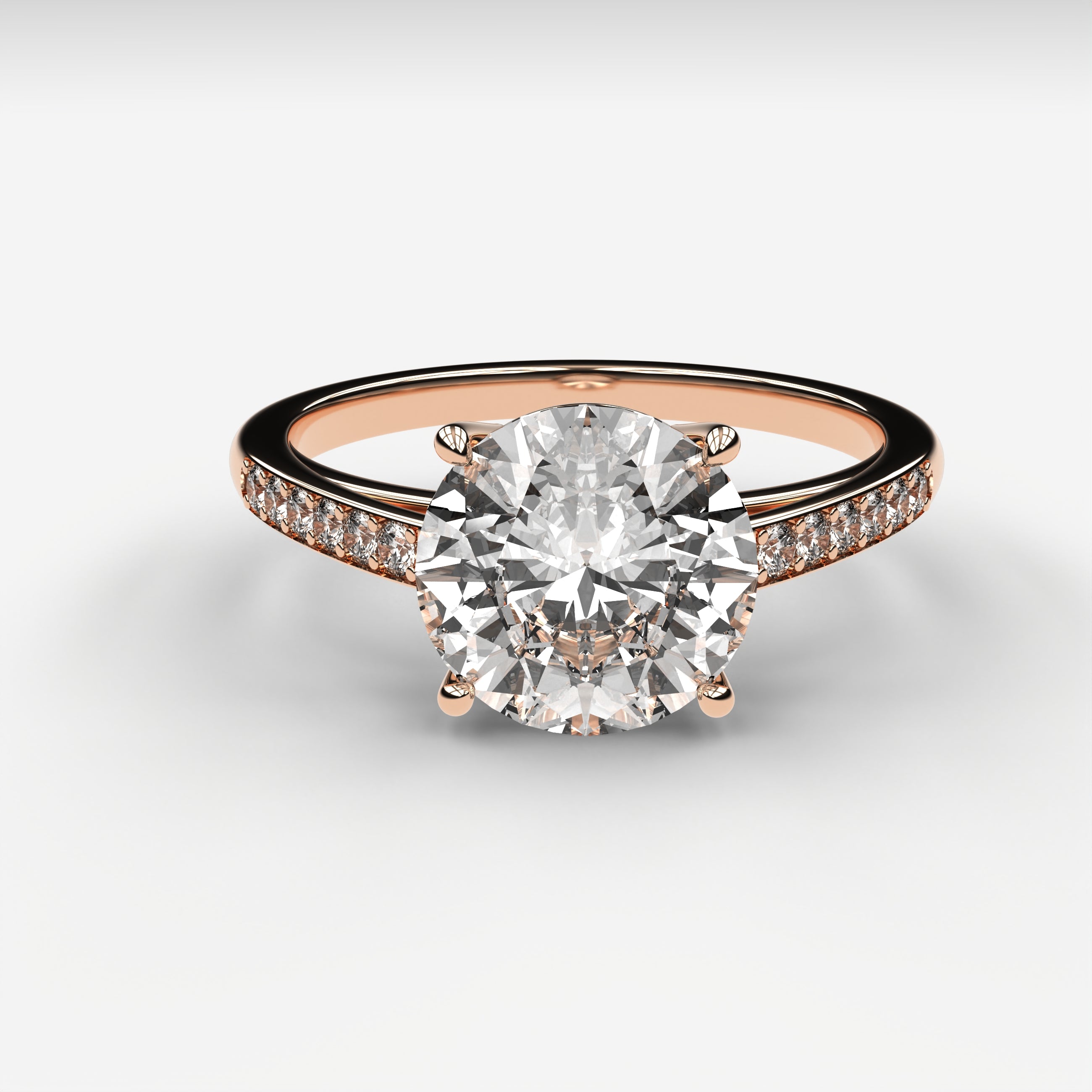 Classic Cathedral Ring - Round
