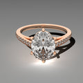 Minimal Cathedral Ring - Oval