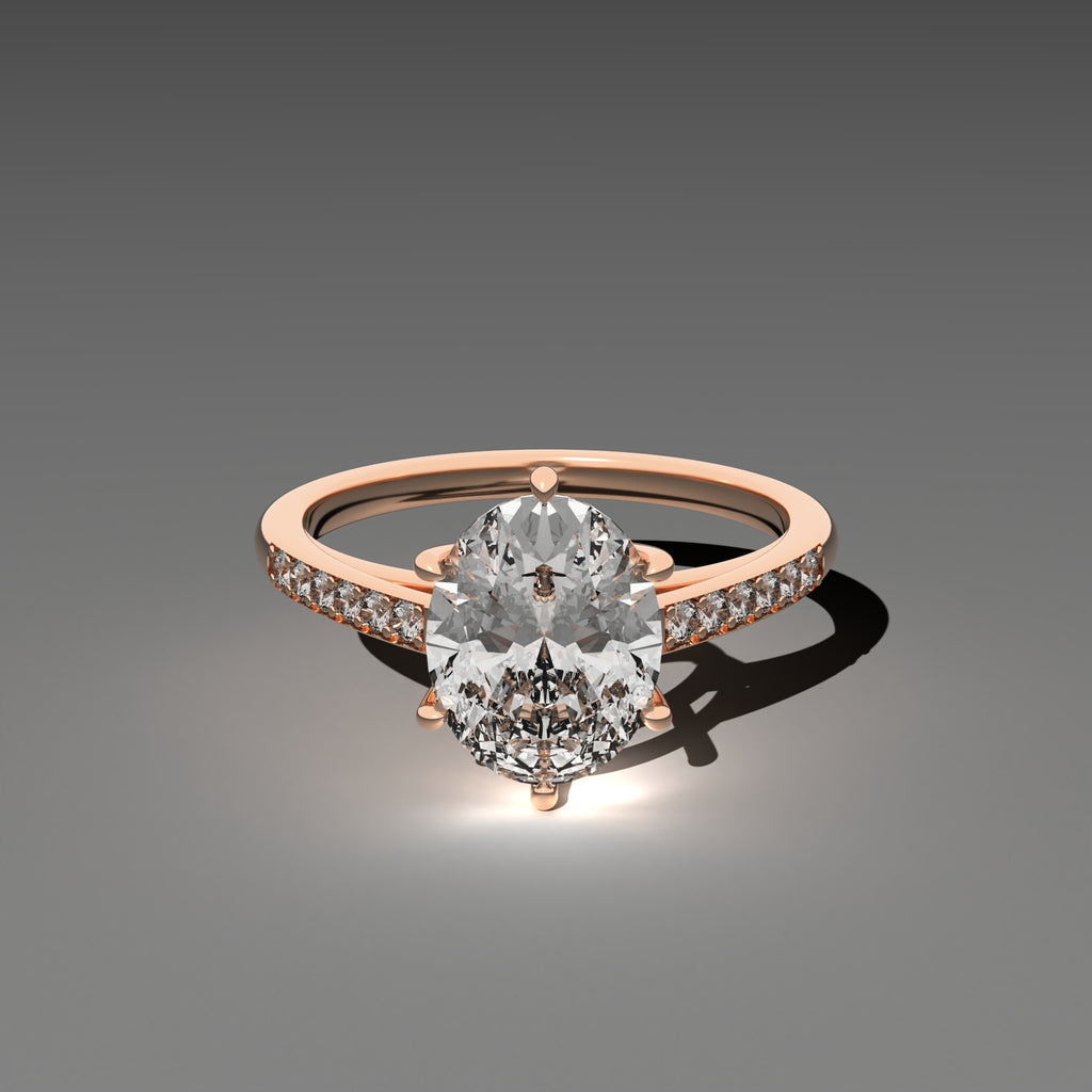 Classic Cathedral Ring - Oval