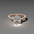 Classic Cathedral Ring - Oval