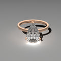 Classic Solitaire Ring - Pear