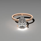 Classic Solitaire Ring - Pear