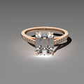 Minimal Cathedral Ring - Emerald