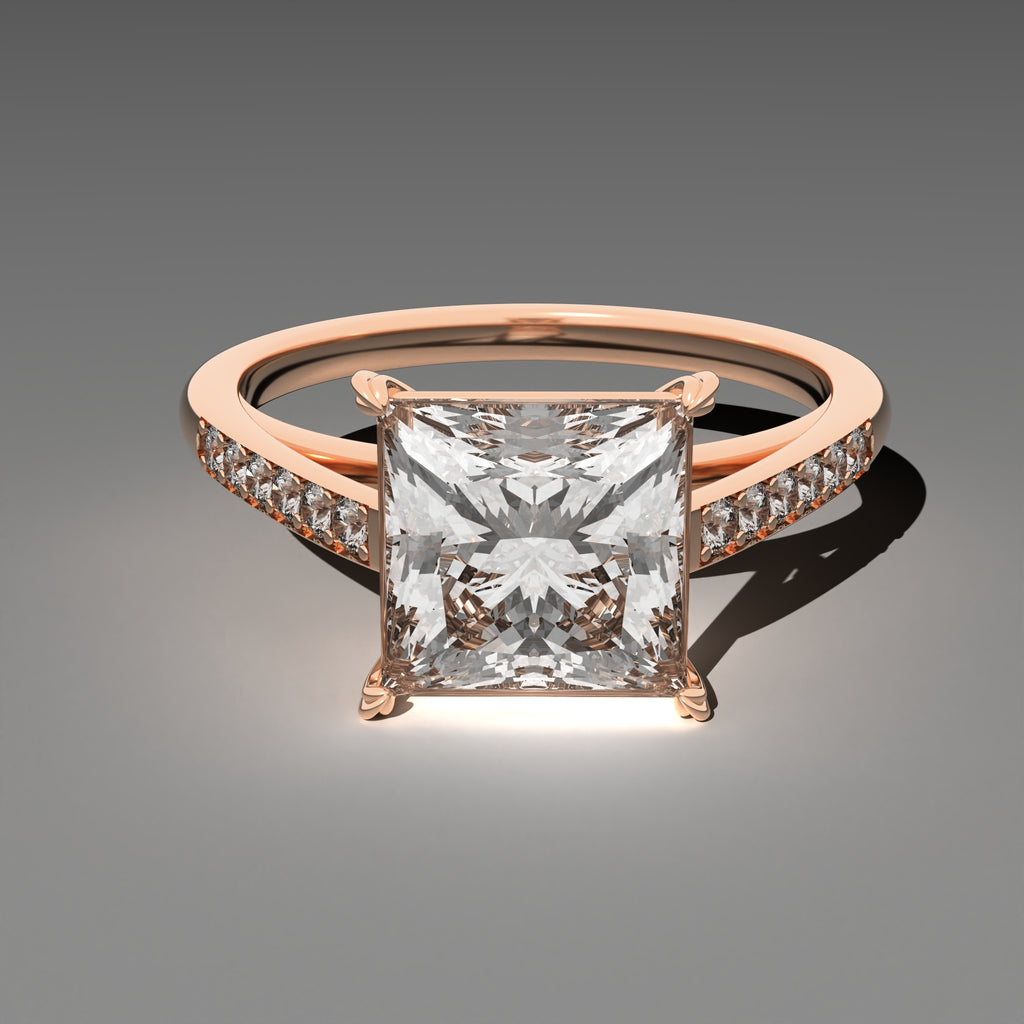 Minimal Cathedral Ring - Princess