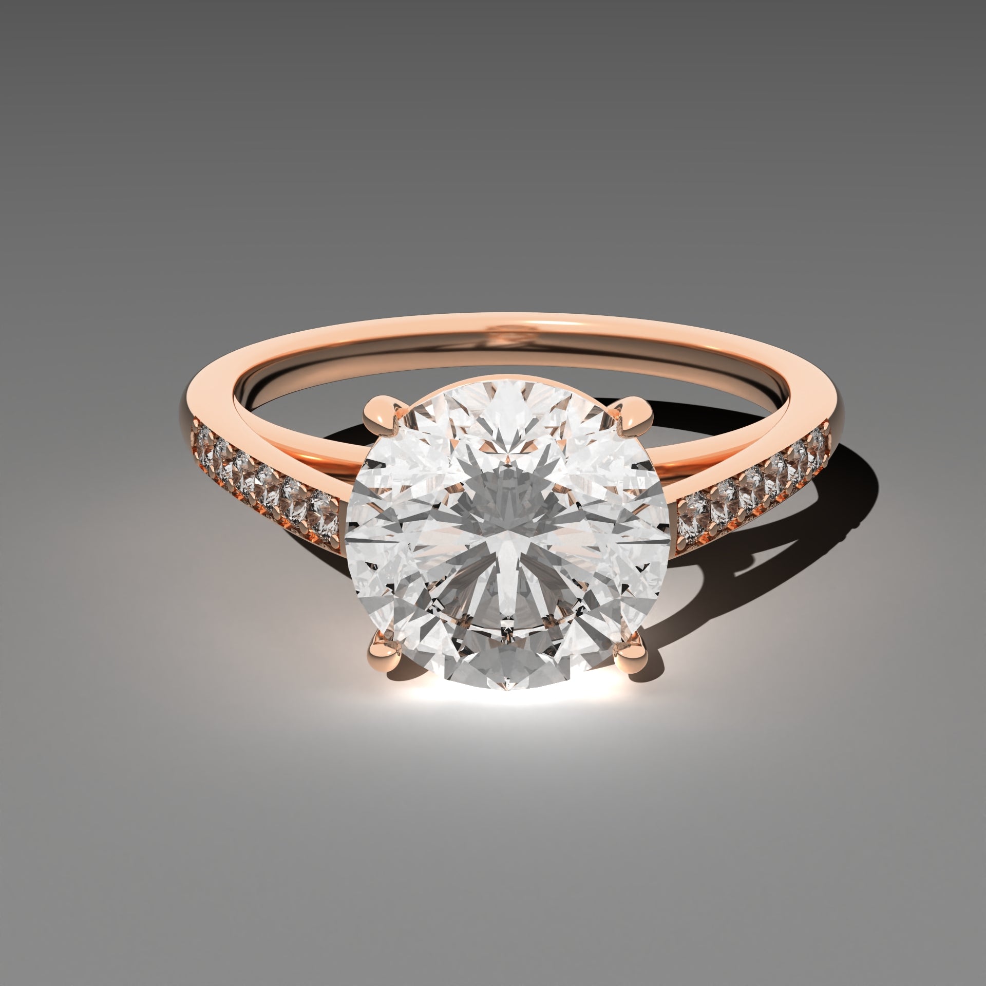 Minimal Cathedral Ring - Round