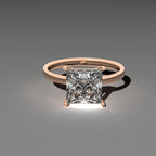 Classic Solitaire Ring - Princess