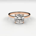 Classic Solitaire Ring - Cushion