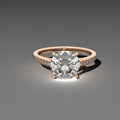 Classic Cathedral Ring - Round