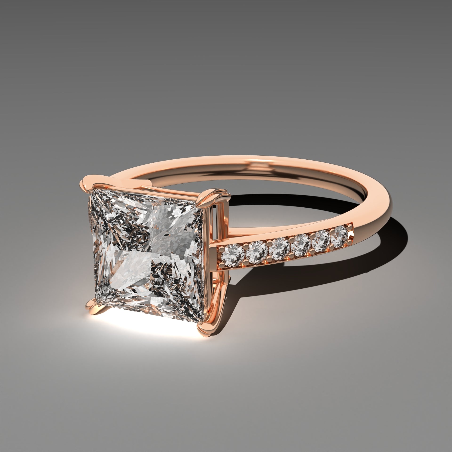 Classic Cathedral Ring - Princess