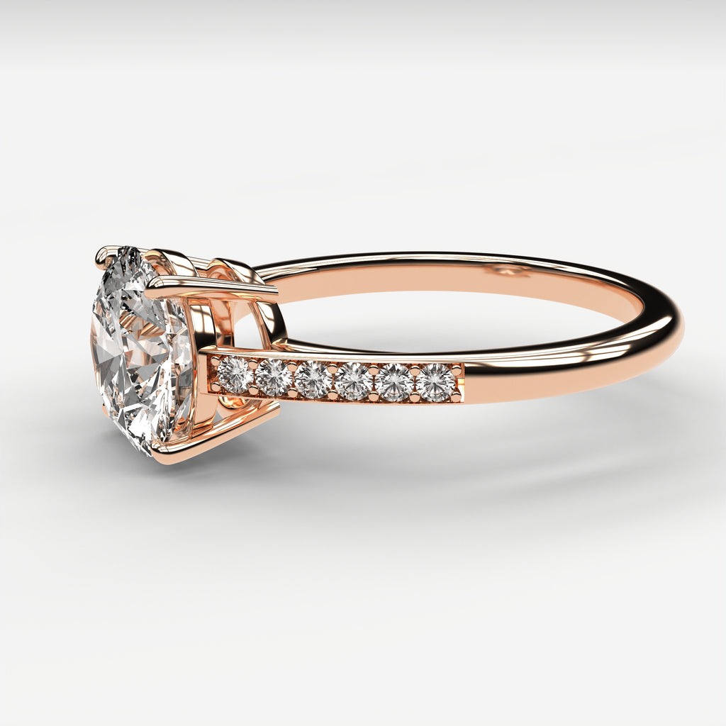 Classic Cathedral Ring - Round