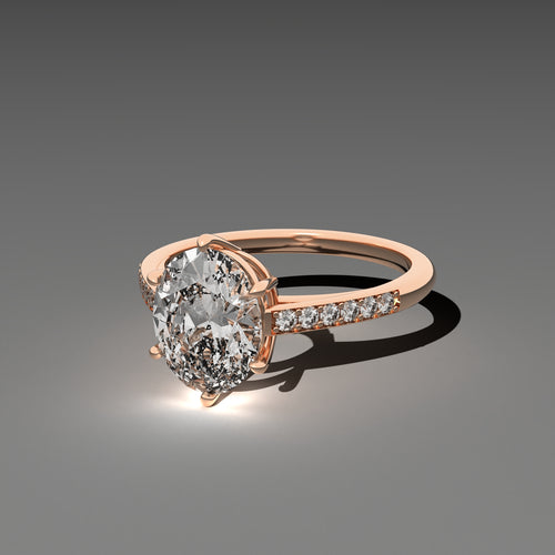 Classic Cathedral Ring - Oval