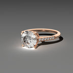 Classic Cathedral Ring - Round