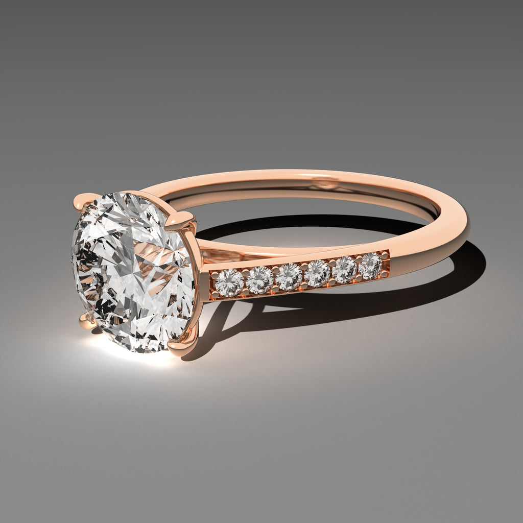 Minimal Cathedral Ring - Round