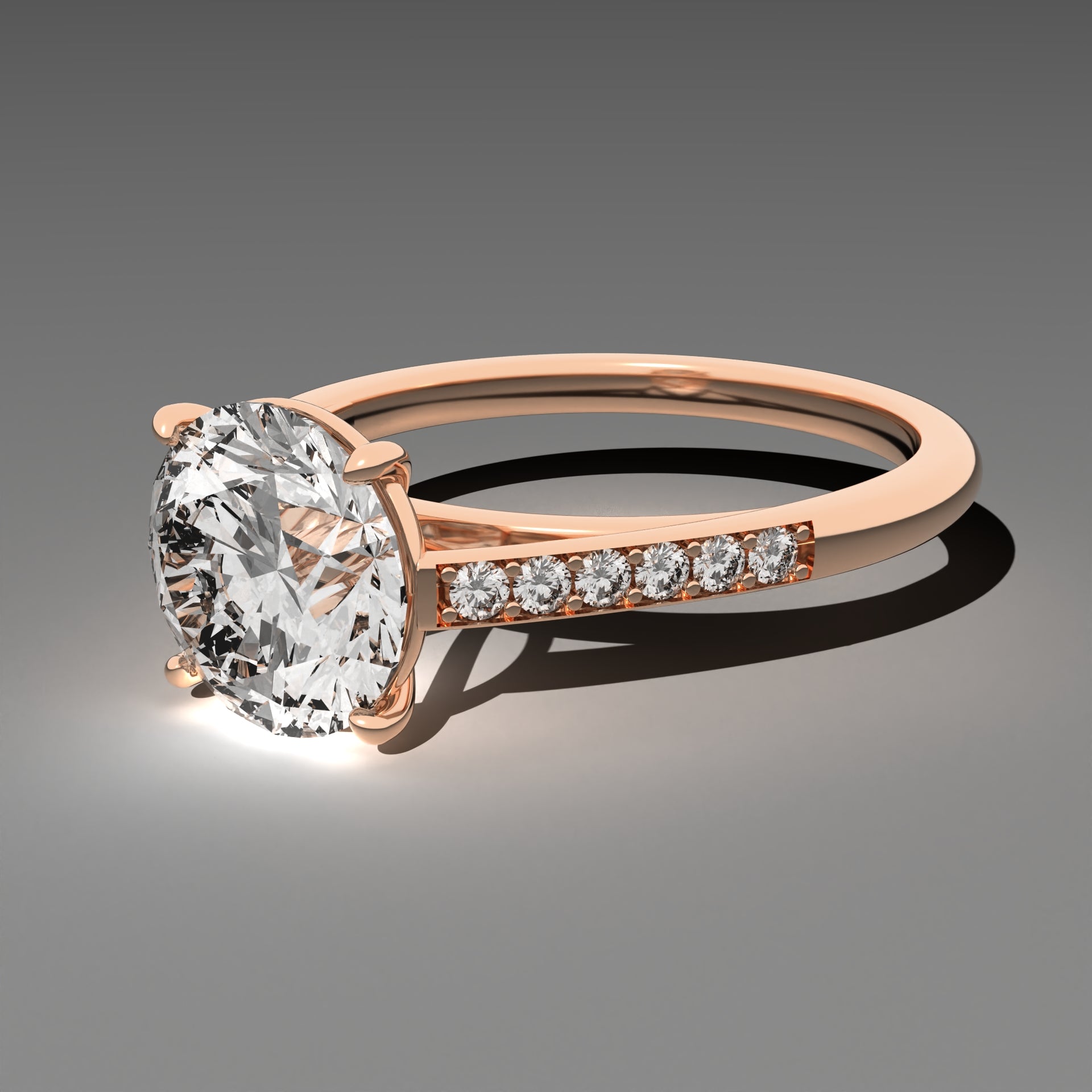 Minimal Cathedral Ring - Round