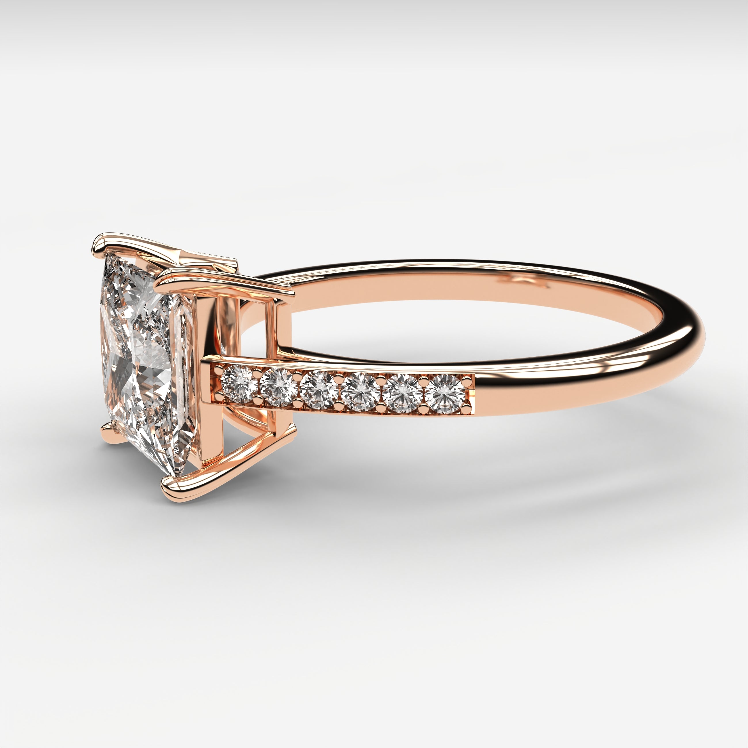 Classic Cathedral Ring - Princess