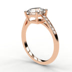 Classic Cathedral Ring - Cushion