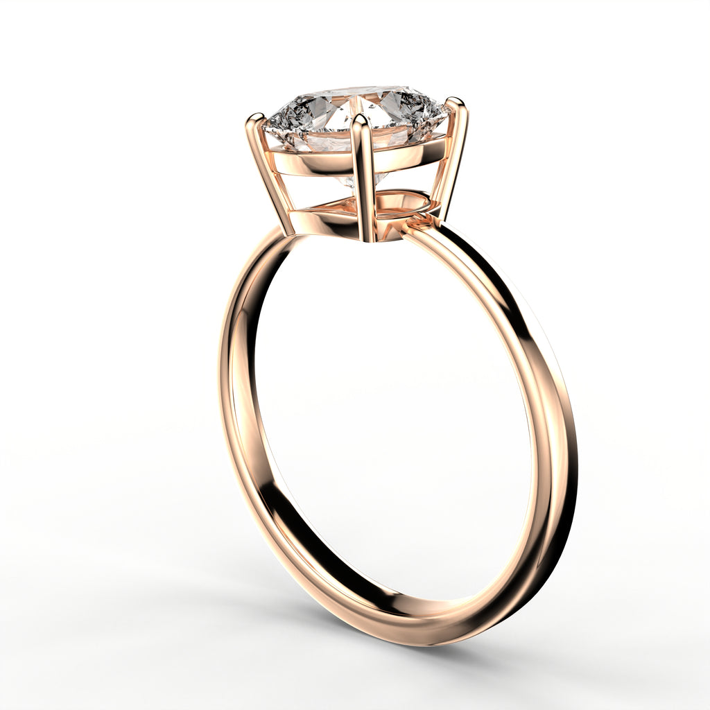 Classic Solitaire Ring - Cushion