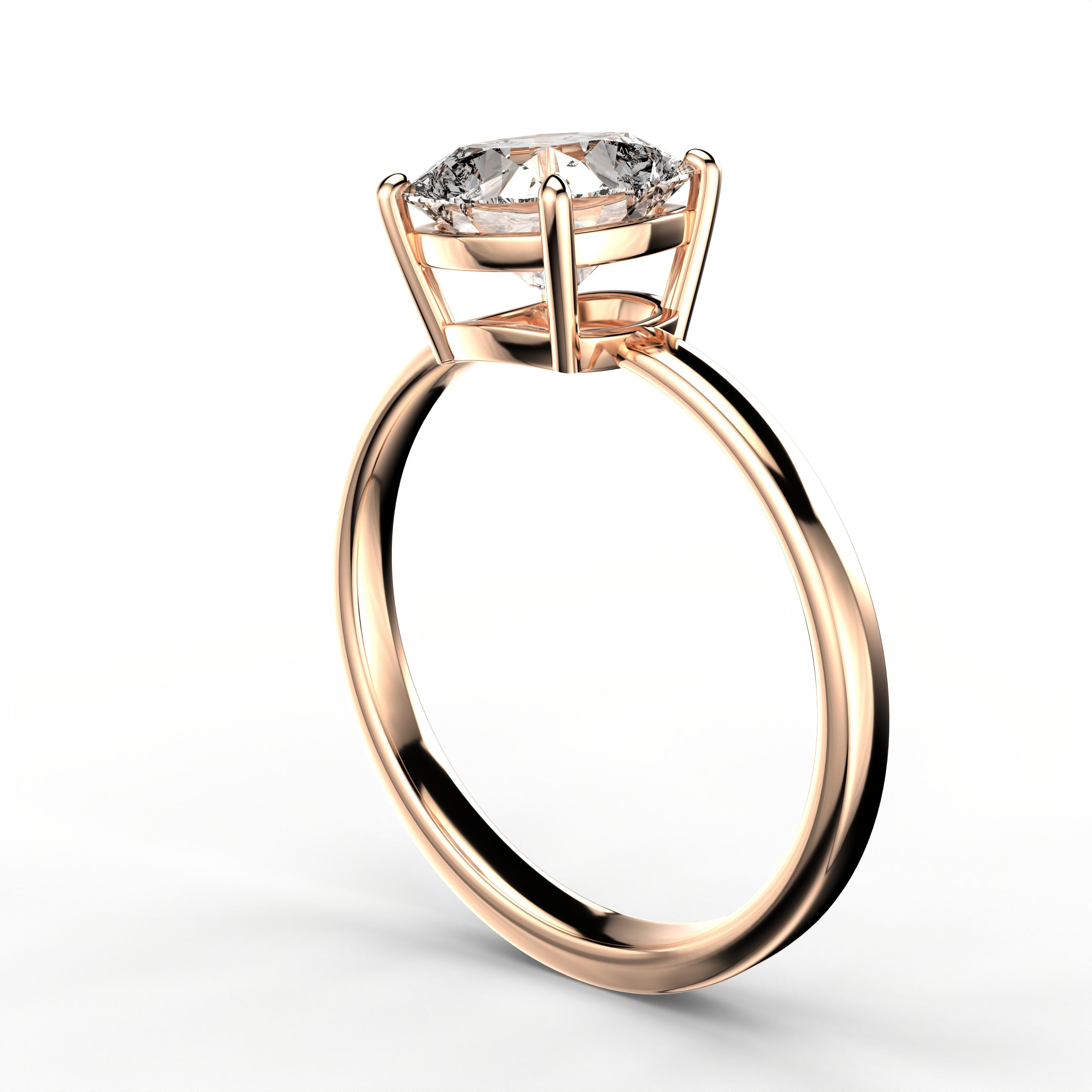 Classic Solitaire Ring - Cushion