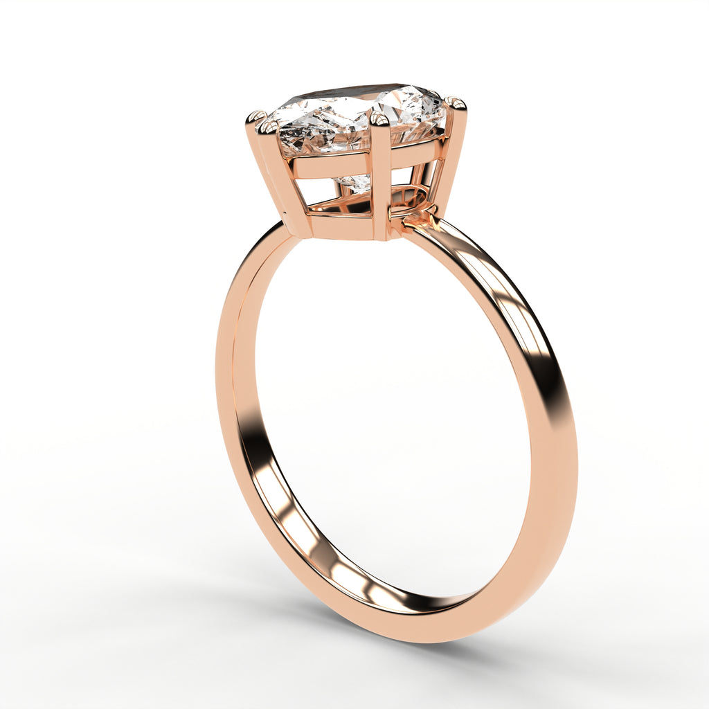 Classic Solitaire Ring - Oval