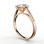 Minimal Cathedral Ring - Oval