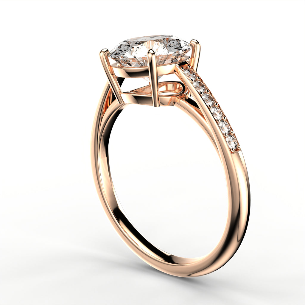Classic Cathedral Ring - Round