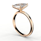 Minimal Solitaire Ring - Princess
