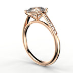 Minimal Cathedral Ring - Cushion