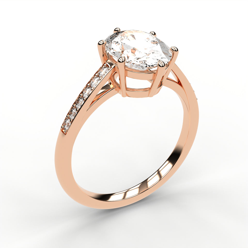 Classic Cathedral Ring - Oval