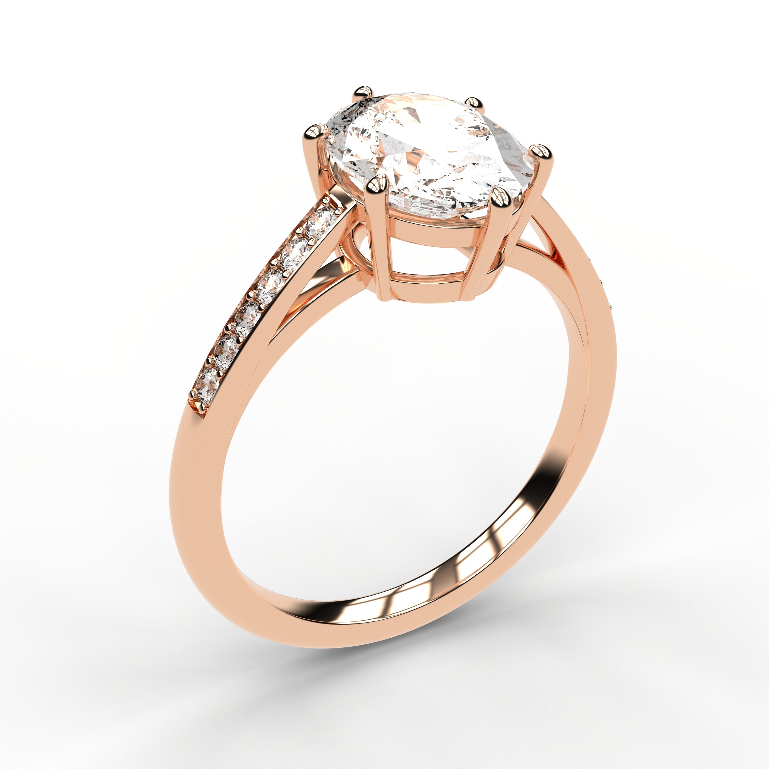 Classic Cathedral Ring - Oval