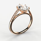 Minimal Cathedral Ring - Oval