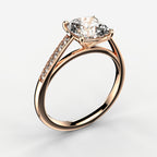 Minimal Cathedral Ring - Cushion
