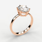 Classic Solitaire Ring - Oval