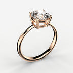Classic Solitaire Ring - Cushion