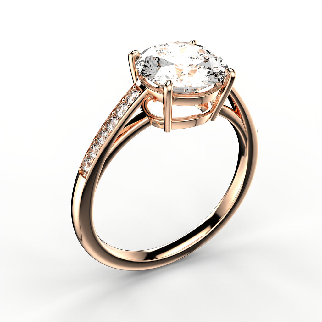 Classic Cathedral Ring - Round