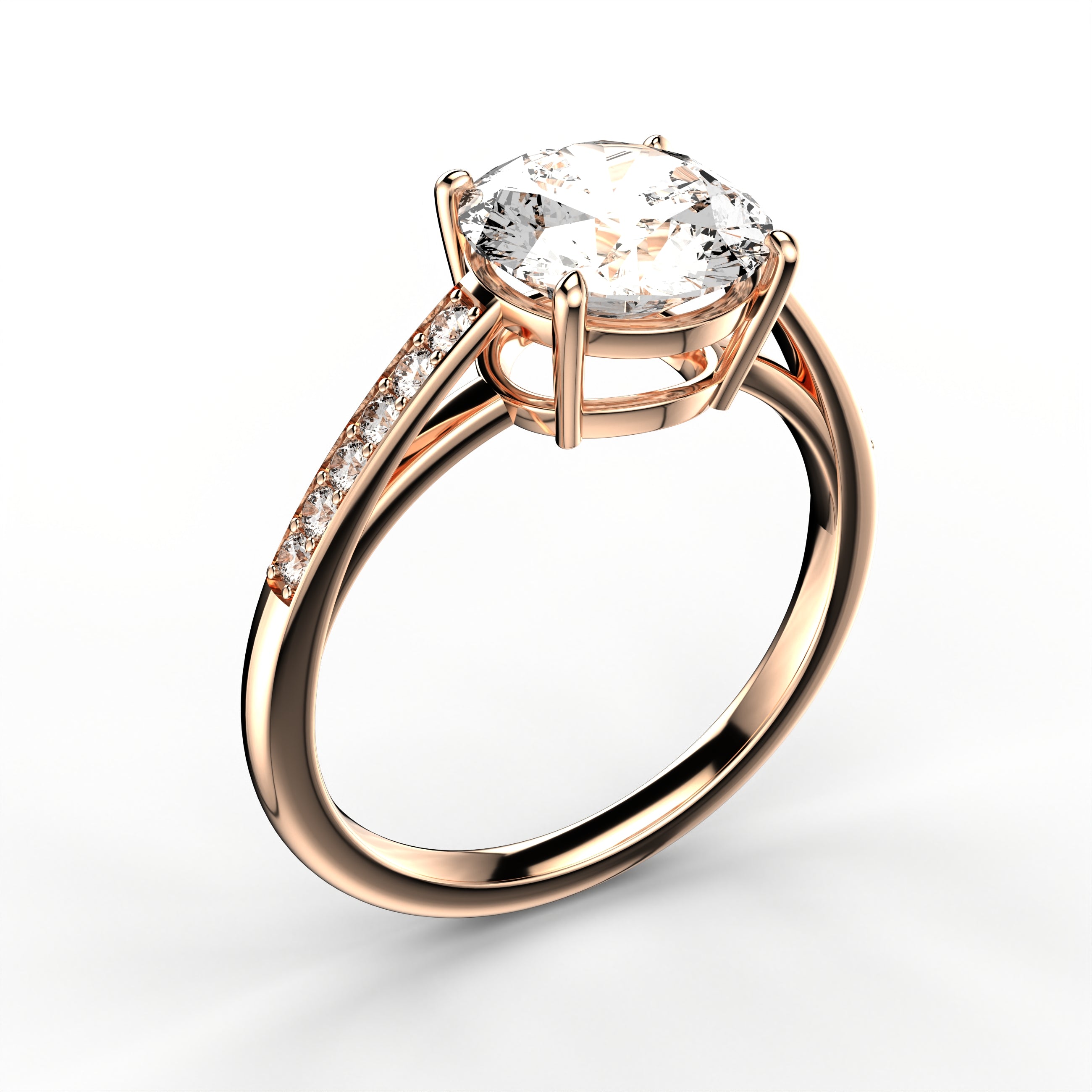 Classic Cathedral Ring - Round