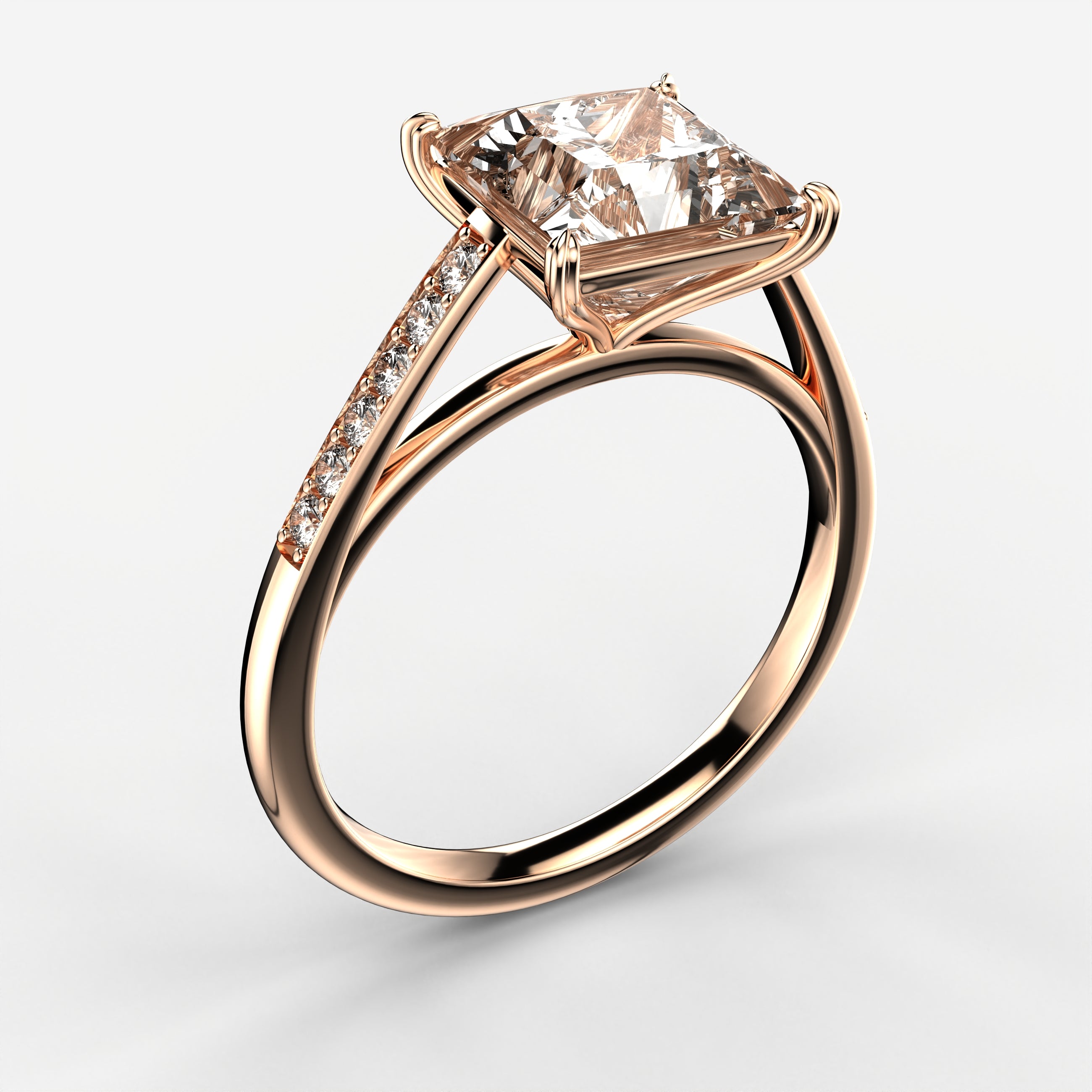 Minimal Cathedral Ring - Princess