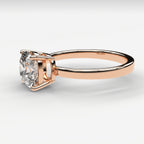 Classic Solitaire Ring - Cushion